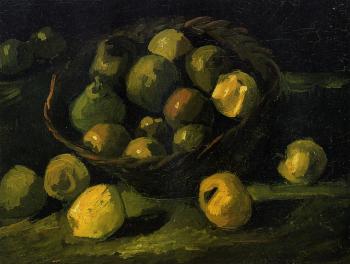 Still Life with Basket of Apples IV